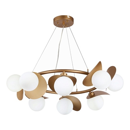 Светильник подвесной Золотистый/Белый G9 LED 8*5W SLE220503-08 - фото