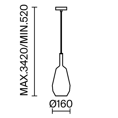 Подвесной светильник Maytoni Duality MOD271PL-01B9 - фото