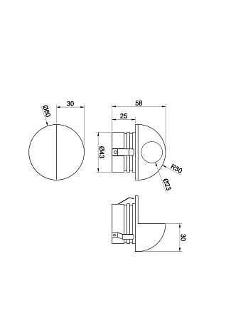 Настенный светильник (бра) Outdoor Mezzo O033WL-L3W3K - фото