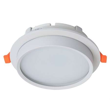 Светильник встраиваемый Feron DL704 потолочный GX70 белый круг IP44 - фото