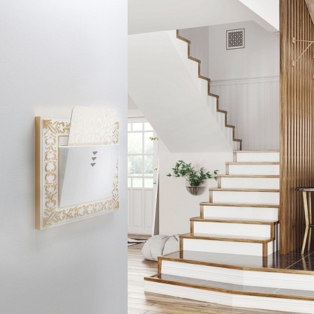 Электронный карточный выключатель белый WL01-01-03 - фото