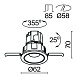 Встраиваемый светильник Technical DL057-7W3K-W - фото