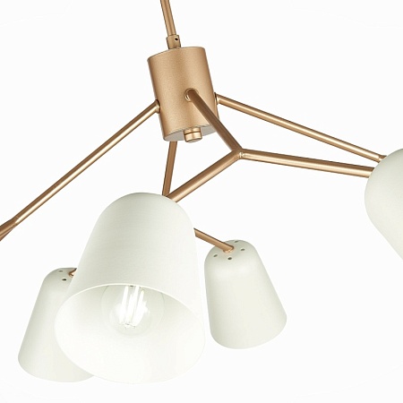 Светильник потолочный Золотистый/Белый E14 8*40W SLE155902-08 - фото