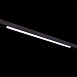 Магнитный трековый светильник Черный LED 1*20W 3000K 1 300Lm Ra>90 120 IP20 L606xW22xH4 ST360.436.20 - фото