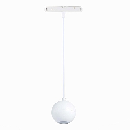 Магнитный трековый светильник подвесной Белый LED 1*12W 3000K 750Lm Ra>80 36° IP20 D100 ST354.533.12 - фото