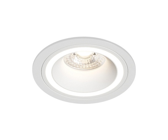 DK2060-WH Встраиваемый светильникIP 20, до 15 Вт, GU10, LED, белый, алюминий - фото