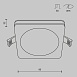 Встраиваемый светильник Technical Phanton DL303-L12W4K - фото