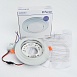 Светильник встраиваемый с белой LED подсветкой Feron CD5023 потолочный GX53 без лампы, матовый - фото