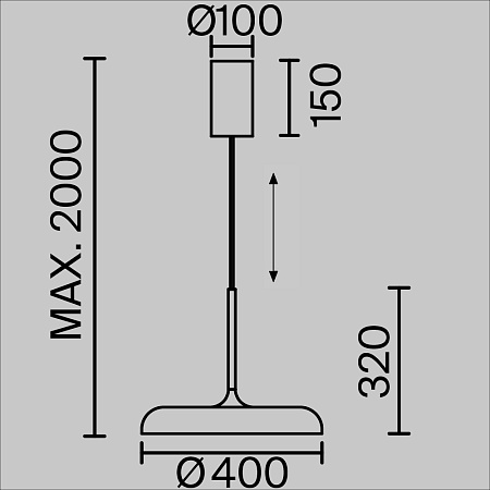Подвесной светильник Maytoni MOD189PL-L39W3K - фото