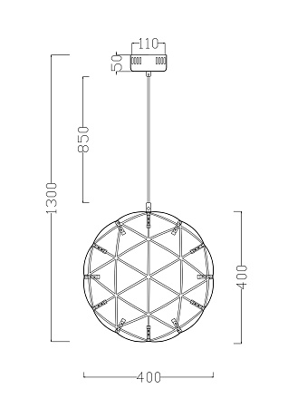 Подвесной светильник Freya Amber FR5099PL-L21CH - фото
