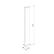Ландшафтный светодиодный светильник Flat IP54 1538 TECHNO LED черный Elektrostandard - фото