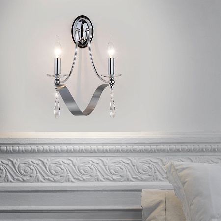 Настенный светильник Eurosvet 60064/2 хром - фото