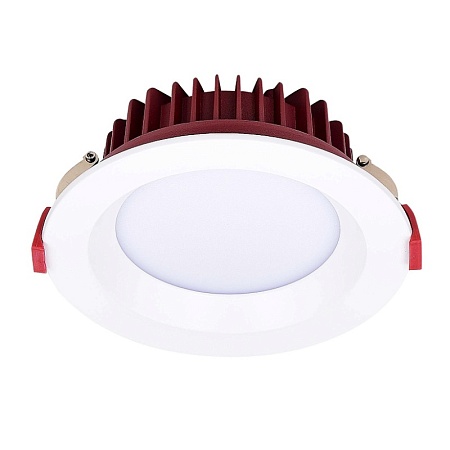 Св-к встр. Белый LED 1*7W 3000K 560Lm Ra80 100° IP44 D115xH47 100-240VV ST752.538.07 - фото