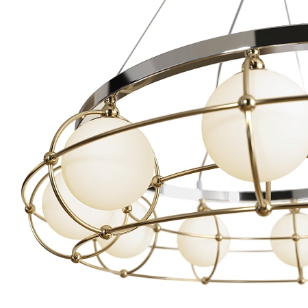 Подвесной светильник Maytoni Carcass MOD312PL-10GCH - фото