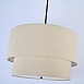 Люстра Rh Two-Tier Round Shade Linen Imperiumloft 75148-22 - фото