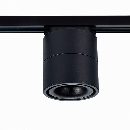 Св-к трек. Черный LED 1*12W 4000K 1 000Lm Ra>90 36° IP20 D100xH136 170-240VV ST652.446.12 - фото