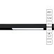 Магнитный трековый светильник ARTE LAMP A4632PL-1BK - фото