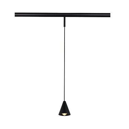 Магнитный трековый светильник Черный LED 1*5W 3000K Lm Ra>90 40° IP20 D80xH98 24V ST689.436.05 - фото