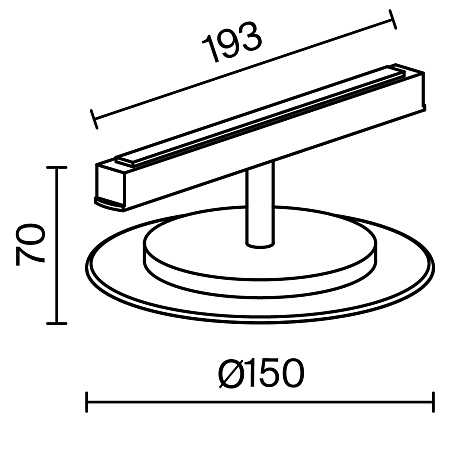 Трековый светильник Technical TR107-4-5W-DS-B - фото