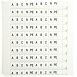Маркеры для ЗНИ (JXB) буквы A,B,C,N,PE LD556-2 STEKKER - фото