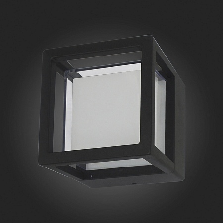 Светильник уличный настенный ST-Luce Черный/Белый LED 1*5W 4000K SL9504.401.01 - фото