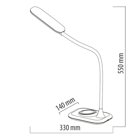 Настольная лампа de markt DeMarkt Ракурс 631036601 - фото