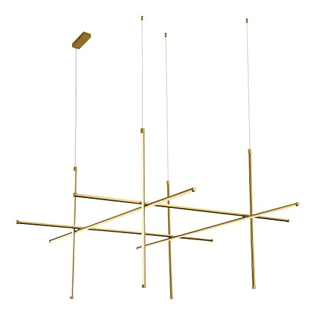 Светильник подвесной ST-Luce Матовое золото LED 1*150W 3000K SL6207.203.150 - фото