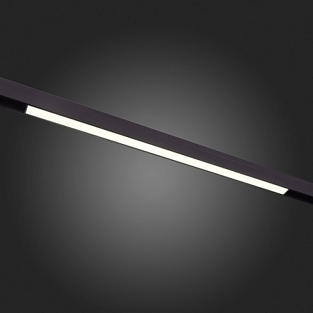 Магнитный трековый светильник Черный LED 1*20W 3000K 1 300Lm Ra>90 120 IP20 L606xW22xH4 ST360.436.20 - фото