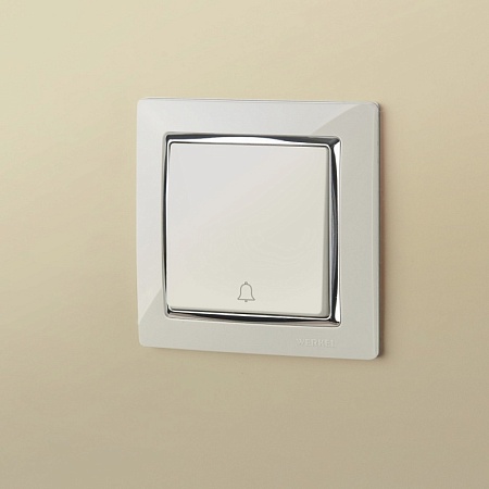 Кнопка звонка (слоновая кость) WL03-04-01 - фото