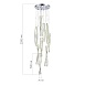 Светильник подвесной ST-Luce Хром/Прозрачный LED 1*99W 4000K SL6205.103.09 - фото