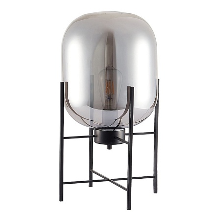 Прикроватная лампа ST-Luce Черный/Дымчатый E27 1*40W SL1050.704.01 - фото