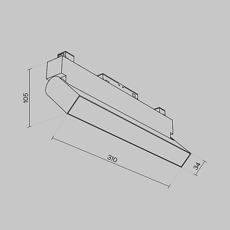 Трековый светильник Technical TR013-2-20W4K-B - фото