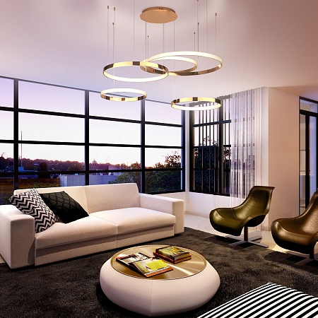 Подвесной светильник Eurosvet 90175/5 медный - фото