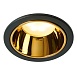 Светильник встраиваемый Feron DL3102 потолочный MR16 G5.3  черный + золото - фото