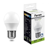 Лампа светодиодная диммируемая Feron LB-751 Шарик E27 11W 230V 4000K