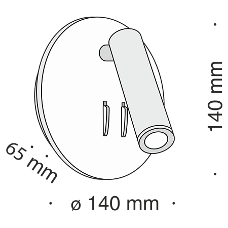 Настенный светильник (бра) Technical Ios 176 C176-WL-01-6W-B - фото