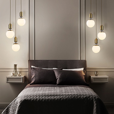 Подвесной акцентный светильник Eurosvet 50151/3 золото - фото