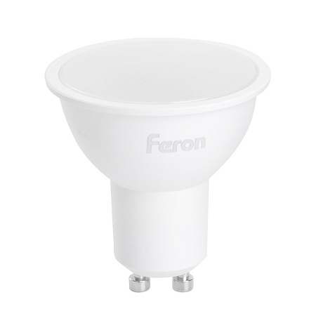Лампа светодиодная Feron LB-24 MR16 GU10 5W 175-265V 6400K - фото