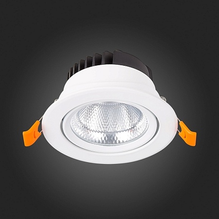 Св-к встр. Белый LED 1*10W 3000K 750Lm Ra80 36° IP20 D109xH65 220-240V ST211.538.10.36 - фото