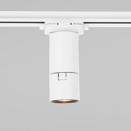 Трековый светильник для однофазного шинопровода Sens белый матовый 10 Вт 4200K 85047/01 Elektrostandard - фото