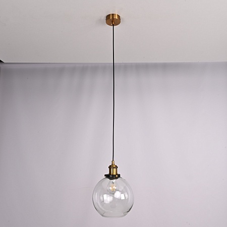 Подвесной Светильник Loft Clear Glass Sphere Cloche Imperiumloft 191634-22 - фото