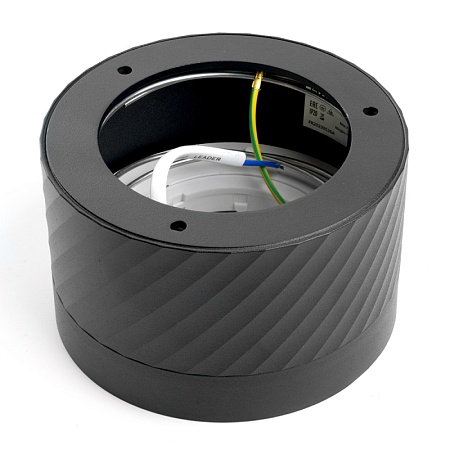 Светильник потолочный Feron HL371 25W, 230V, GX70, черный - фото