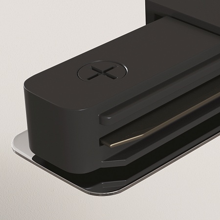 Коннектор прямой Unity черный - фото