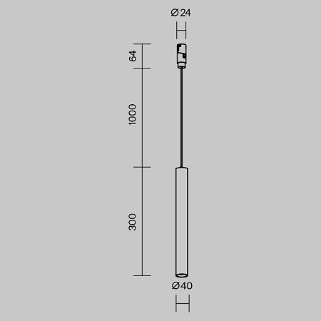 Трековая система Technical гибкая на стену чёрная 300x300x300 TS-Z-300-TR210-1-5W3K-M-B