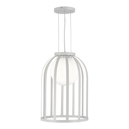 Светильник подвесной ST-Luce Белый/Белый E27 1*60W SL6129.503.01 - фото