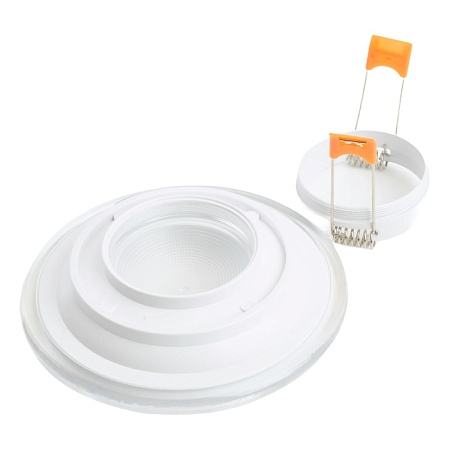 Светильник встраиваемый Feron DL8270 потолочный MR16 G5.3 прозрачный, белый - фото