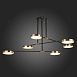 Светильник подвесной ST-Luce Черный/Латунь, Белый LED 6*7,5W 3000K SL1605.403.06 - фото