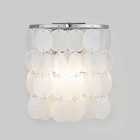 Настенный светильник Eurosvet 60005/1 хром/перламутр - фото