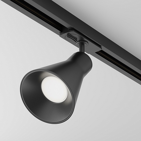 Трековая система Technical встраиваемая однофазная (220 Вольт) чёрная 300x300 TS-S-300-TR022-1-GU10-B