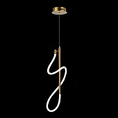 Светильник подвесной ST-Luce Латунь/Белый LED 1*16W 4000K SL6102.303.16
